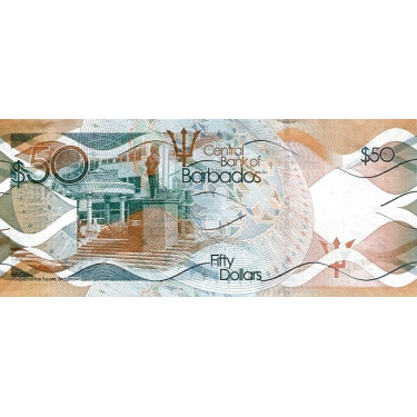 Barbados 50 Dollars 2018 P77c