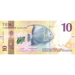 Curaçao and Sint Maarten 10 Caribbean Guilder 2025 P1