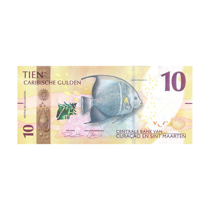 Curaçao och Sint Maarten 10 Caribbean Gulden 2025 P1