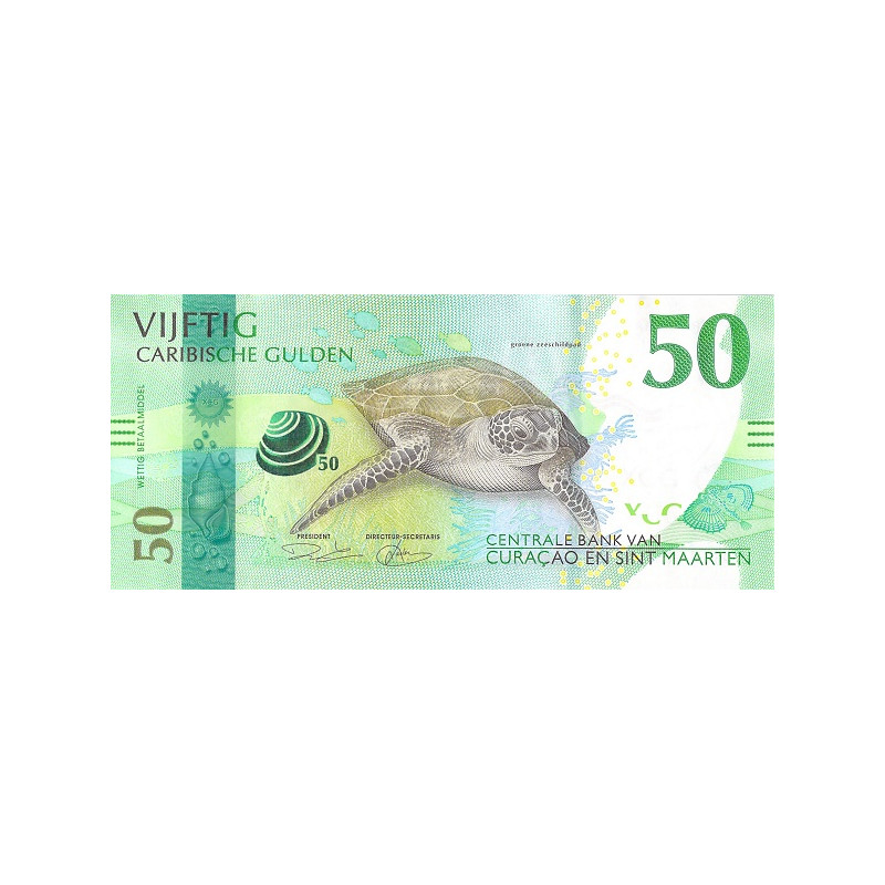 Curaçao och Sint Maarten 50 Caribbean Gulden 2025 P3