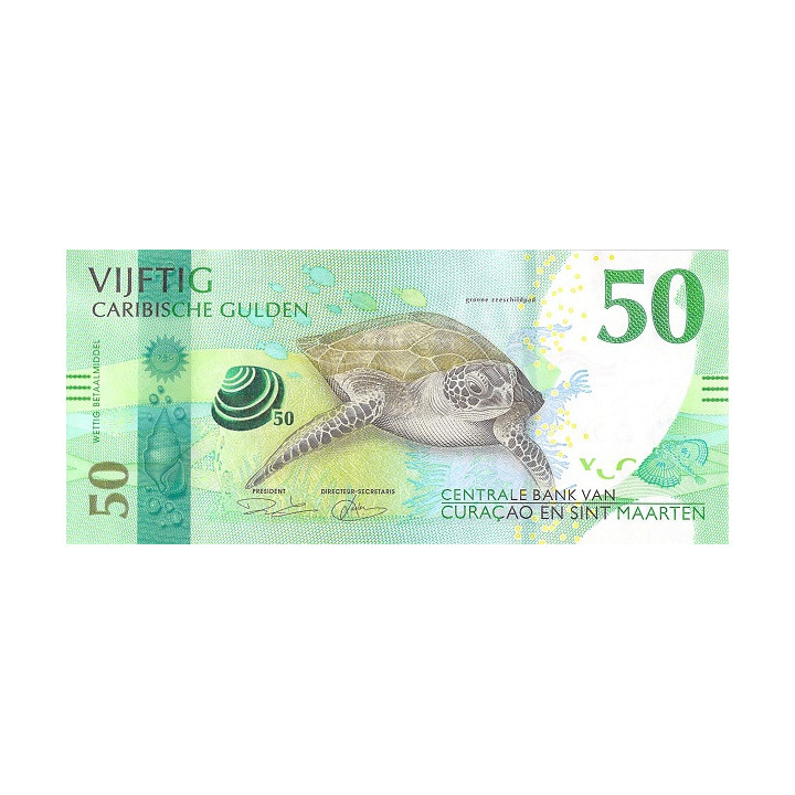 Curaçao och Sint Maarten 50 Caribbean Gulden 2025 P3