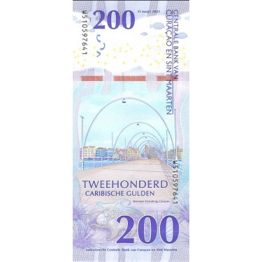 Curaçao och Sint Maarten 200 Caribbean Gulden 2025 P5