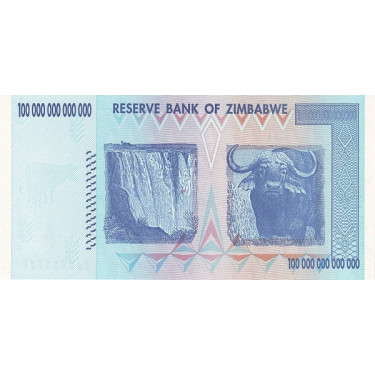 Zimbabwe 100 Trillion Dollars 2008 P91