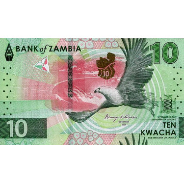 Zambia 10 Kwacha 2024 P62