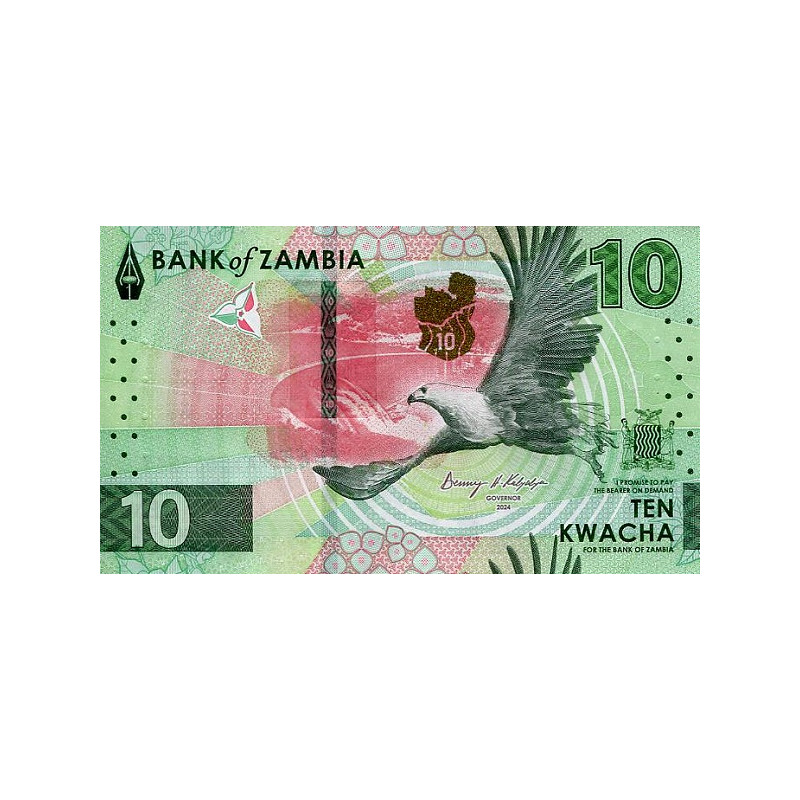 Zambia 10 Kwacha 2024 P62
