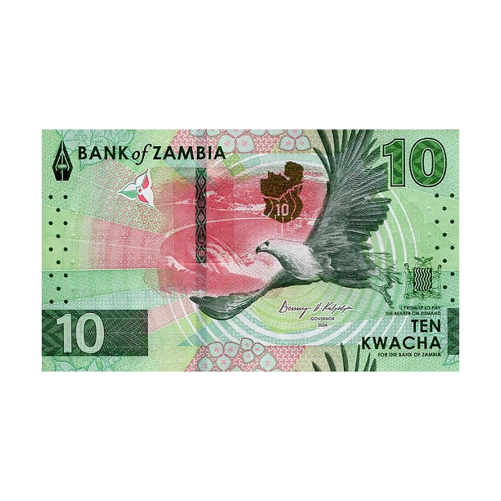 Zambia 10 Kwacha 2024 P62