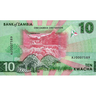 Zambia 10 Kwacha 2024 P62