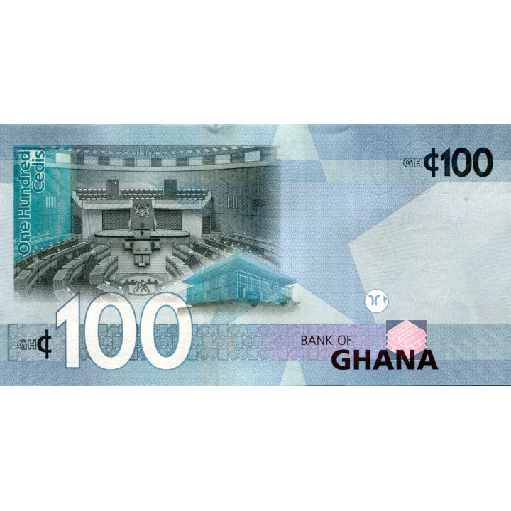 Ghana 100 Cedis 2019 P-50