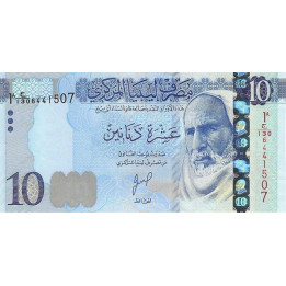 Libyen 10 Dinars 2025 P82(2)