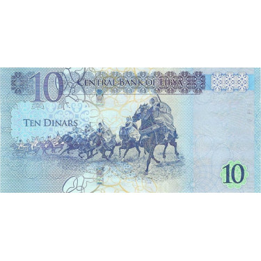 Libya 10 Dinars 2025 P82(2)