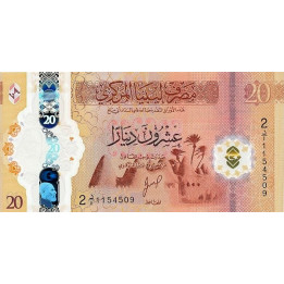 Libya 20 Dinars 2025 P87