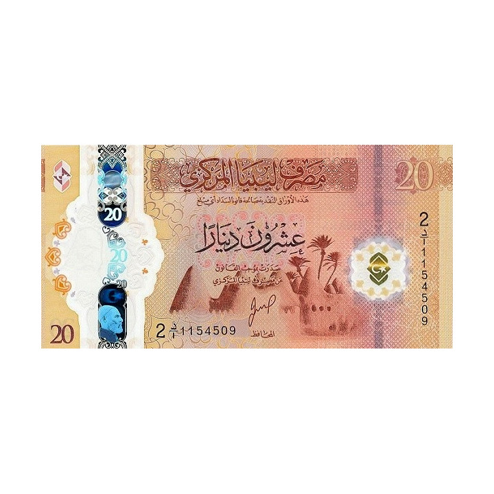 Libyen 20 Dinars 2025 P87