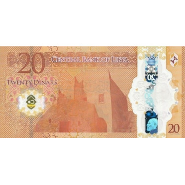 Libya 20 Dinars 2025 P87