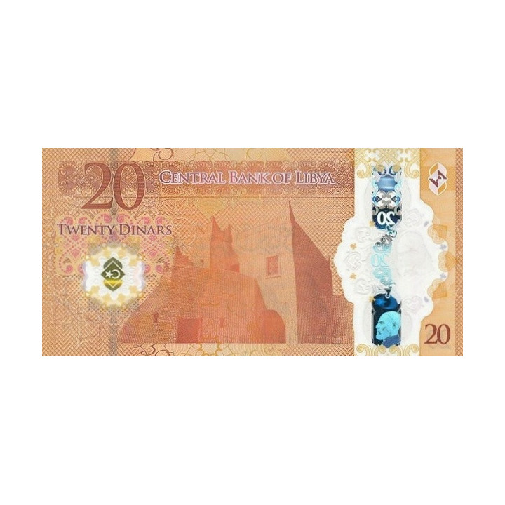 Libya 20 Dinars 2025 P87