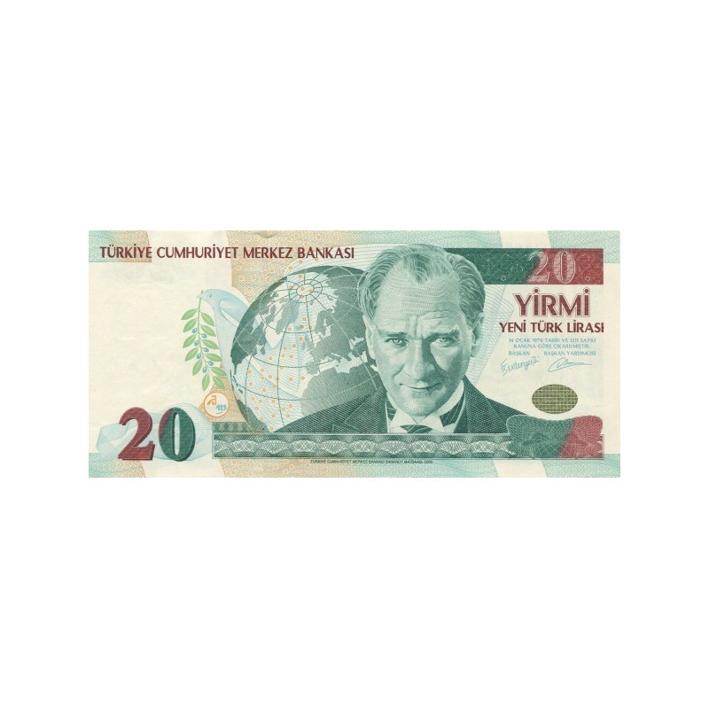 Turkiet 20 Lira 2005 P219