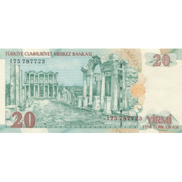 Turkey 20 Lira 2005 P219