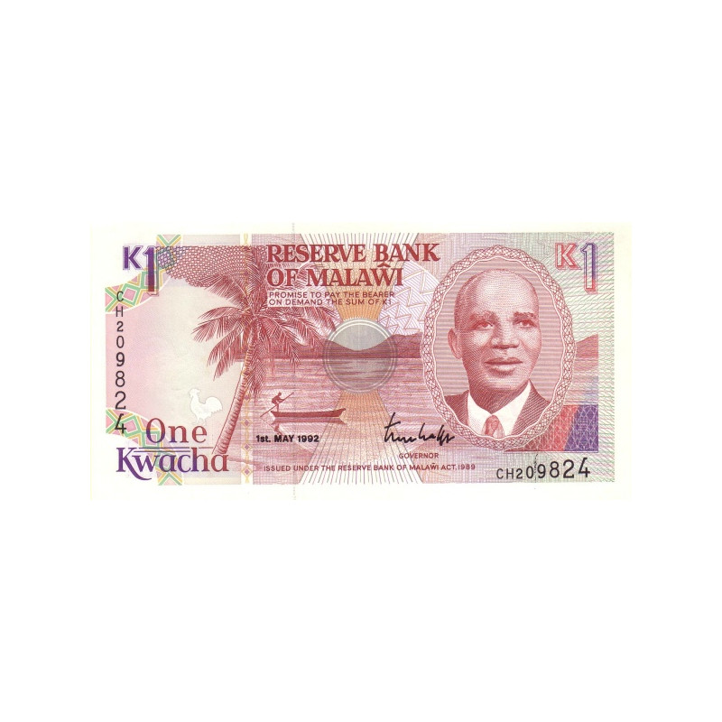 Malawi 1 Kwacha 1992 P23b