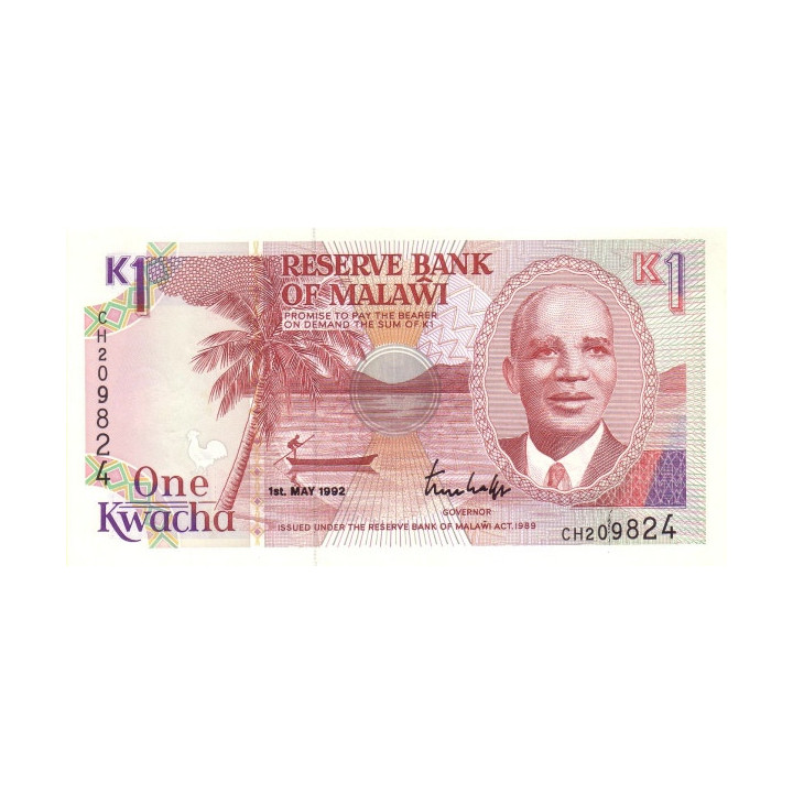 Malawi 1 Kwacha 1992 P23b