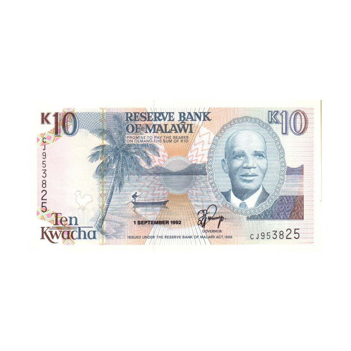 Malawi 10 Kwacha 1992 P25b