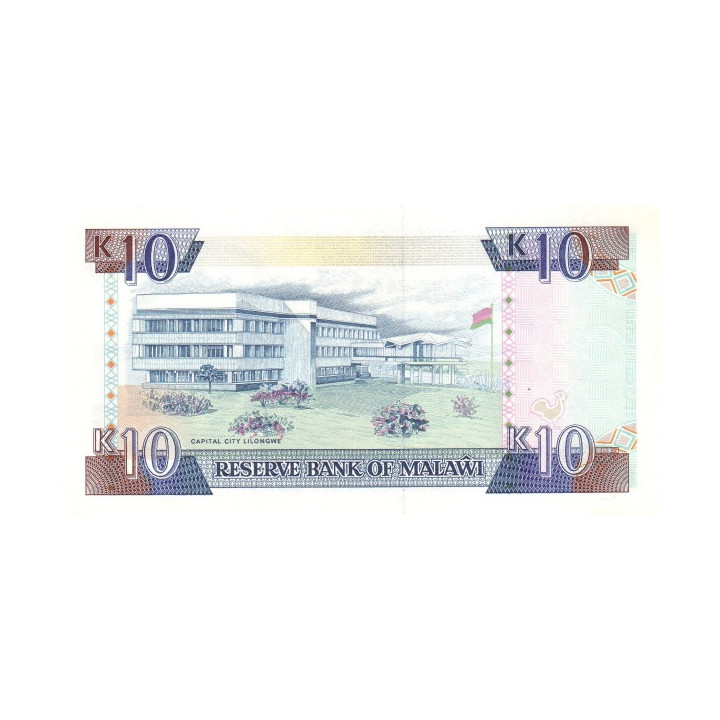 Malawi 10 Kwacha 1992 P25b