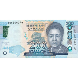 Malawi 200 Kwacha 2022 P65A