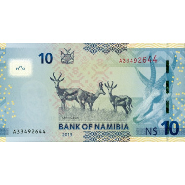 Namibia 10 Dollars 2013 P11b