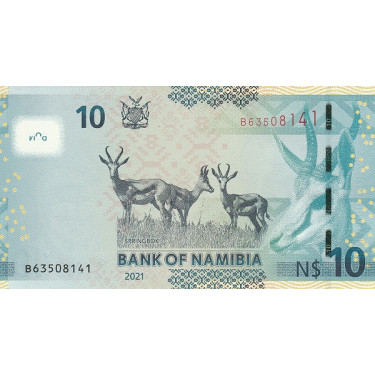 Namibia 10 Dollars 2021 P16c