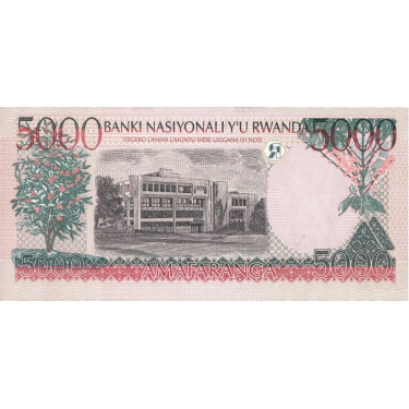 Rwanda 5000 Francs 1998 P28