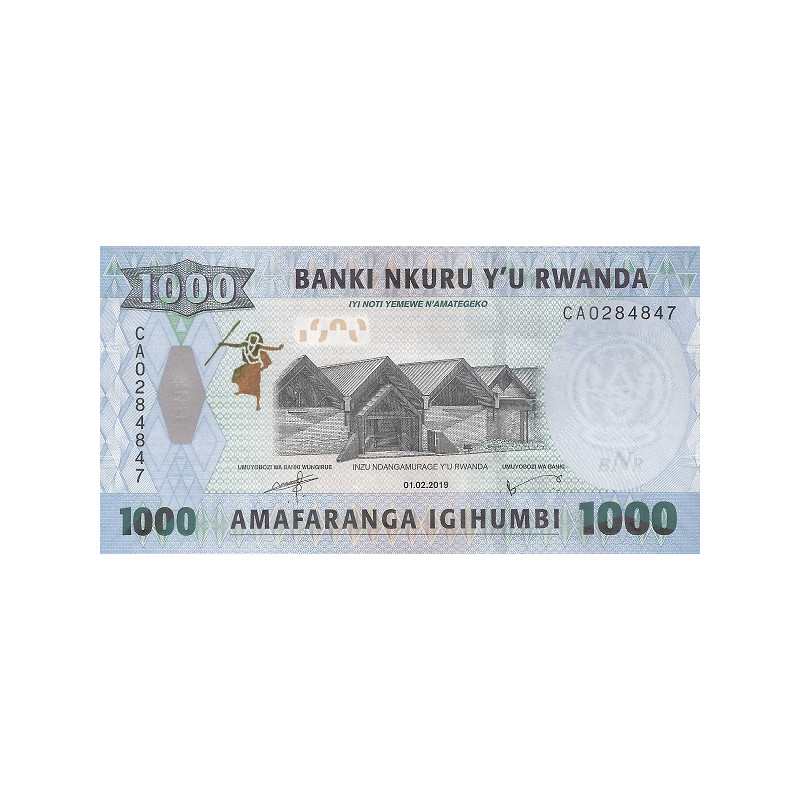 Rwanda 1000 Francs 2019 P39b