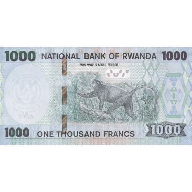 Rwanda 1000 Francs 2019 P39b