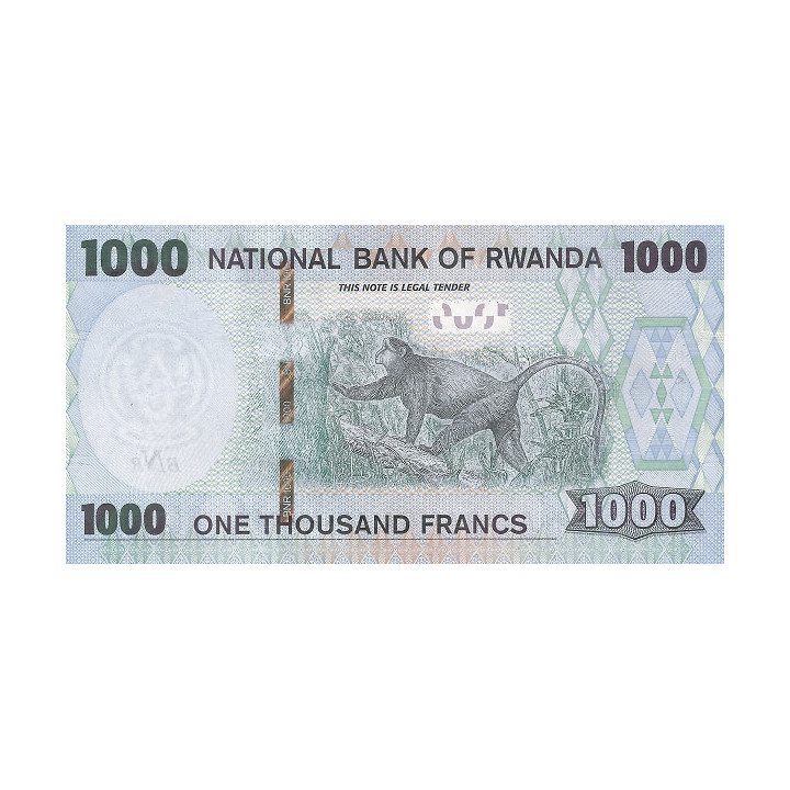 Rwanda 1000 Francs 2019 P39b