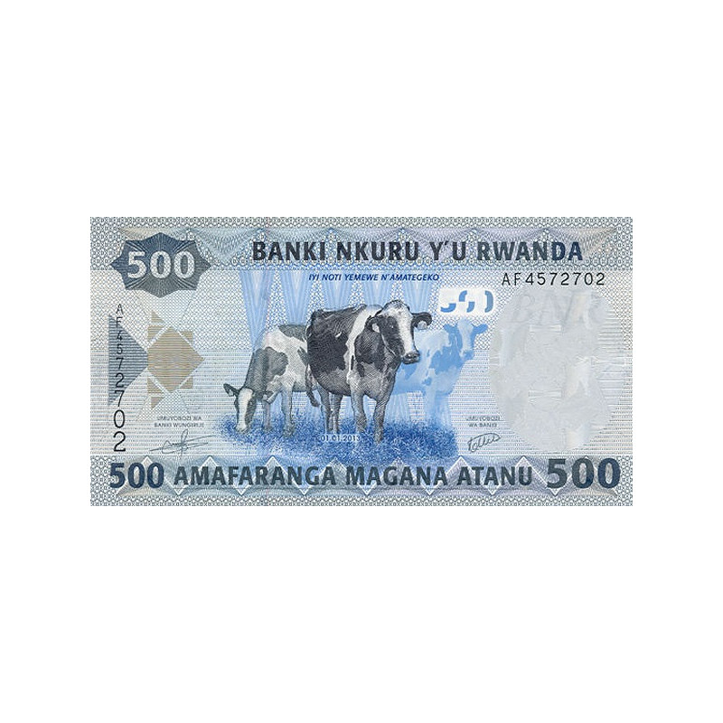 Rwanda 500 Francs 2013 P38