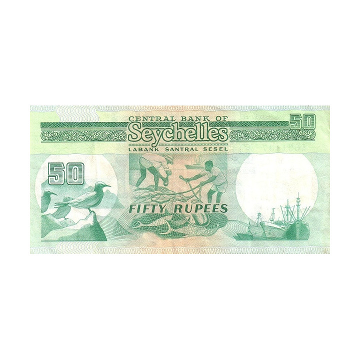Seychellerna 50 Rupees 1989 P34