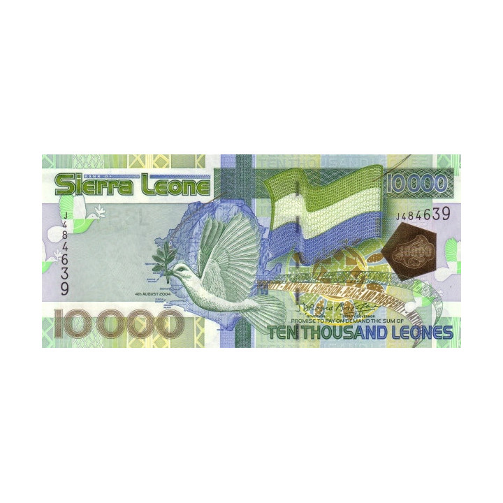 Sierra Leone 10.000 Leones 2004 P29a