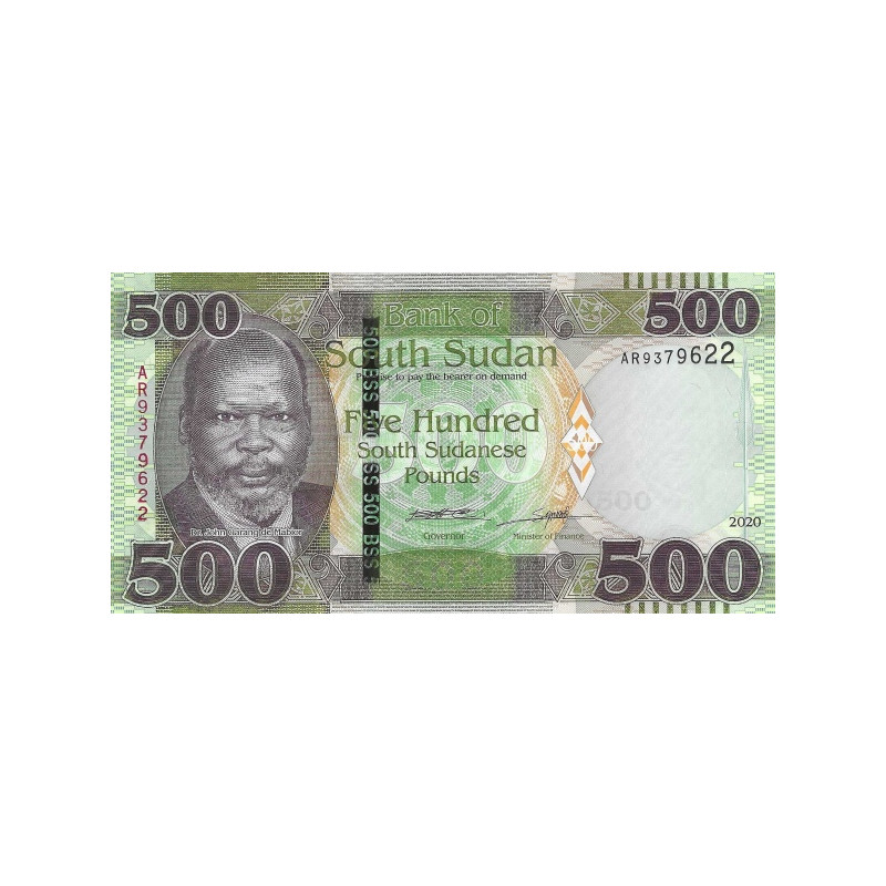 Sydsudan 500 Pounds 2020 P16b