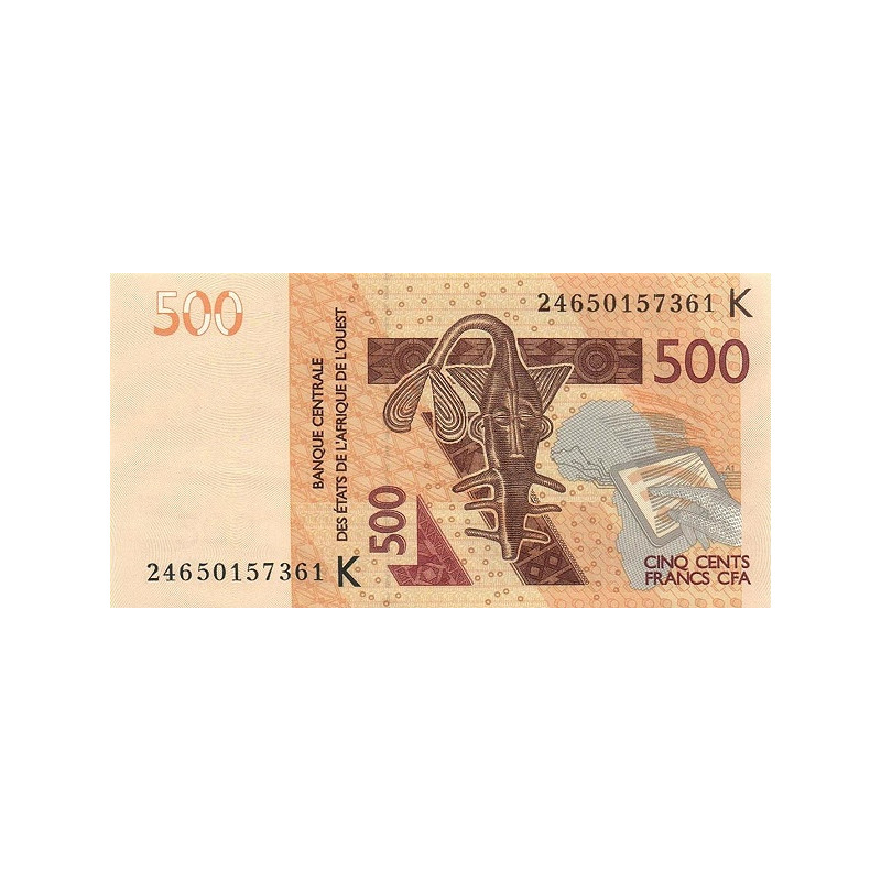 West African States 500 Francs 2024 P719K