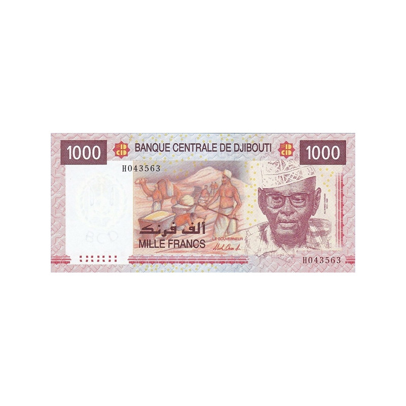 Djibouti 1000 Francs P42a2