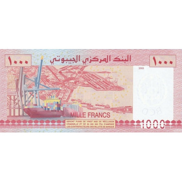 Djibouti 1000 Francs P42a2
