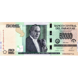 Paraguay 50.000 Guaranies 2022 P239