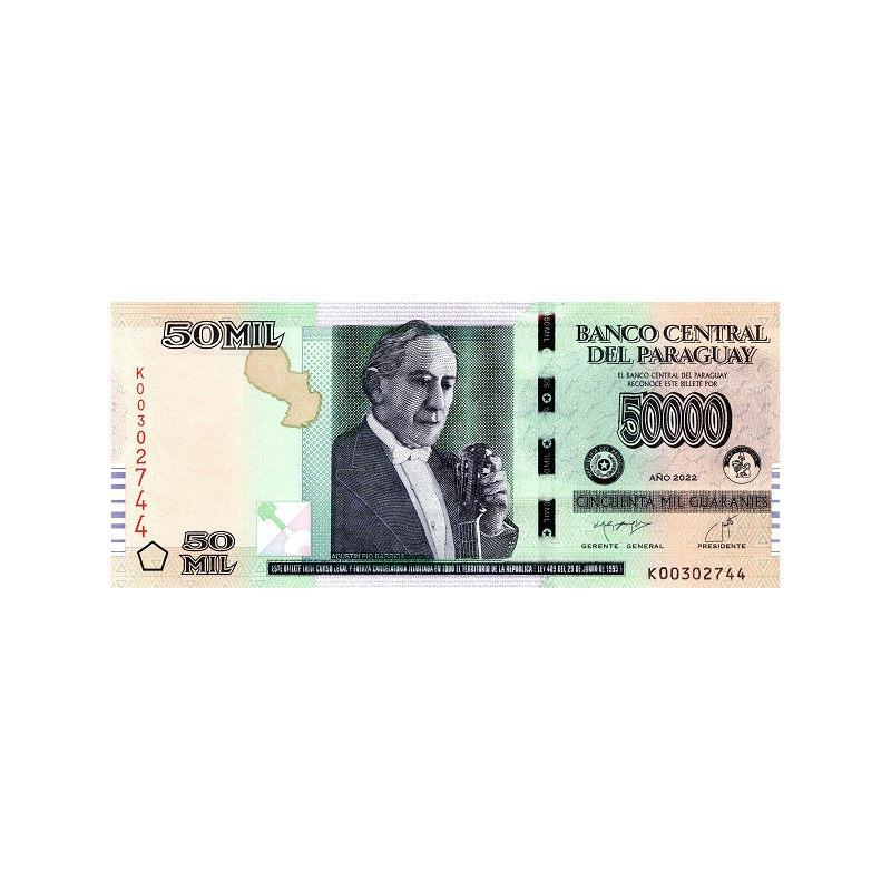 Paraguay 50.000 Guaranies 2022 P239