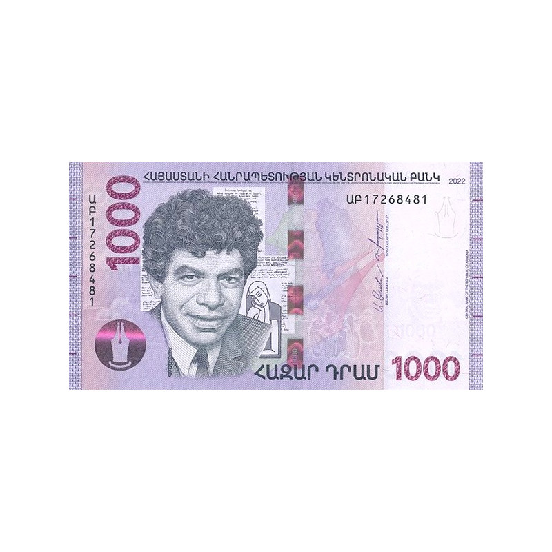 Armenien 1000 Dram 2022 P61b