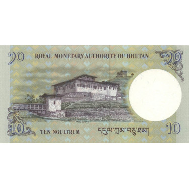 Bhutan 10 Ngultrum 2019 P29c
