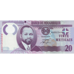 Mozambique 20 Meticais 2011 P149a