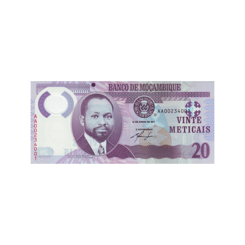 Mozambique 20 Meticais 2011 P149a
