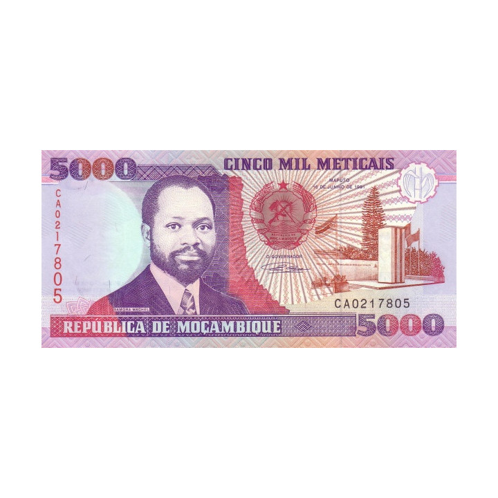Mozambique 5000 Meticais 1991 P136