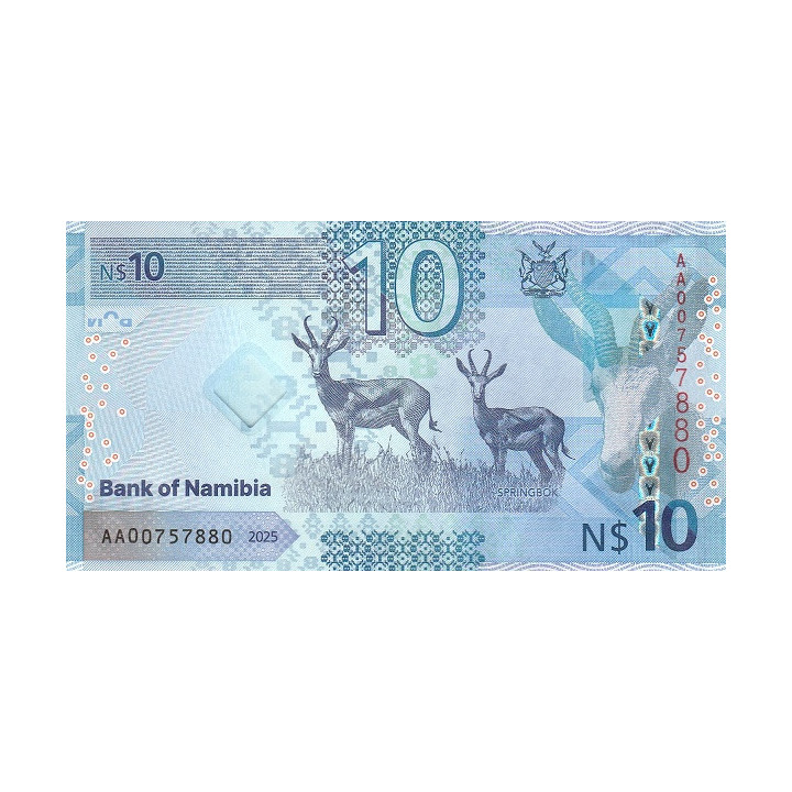 Namibia 10 Dollars 2025 P20