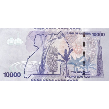 Uganda 10000 Shillings 2015 P-52d
