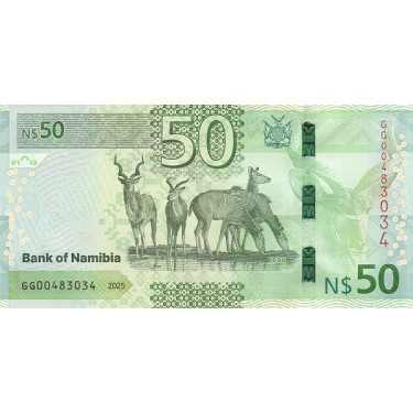 Namibia 50 Dollars 2025 P22