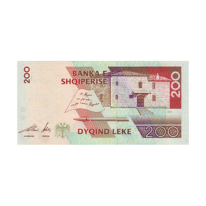 Albanien 200 Leke 2001 P67
