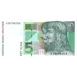 Kroatien 5 Kuna 1993 P28